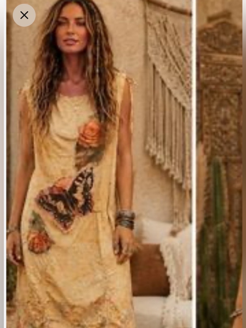A Rare bird- Moonglow Butterfly Maxi Dress